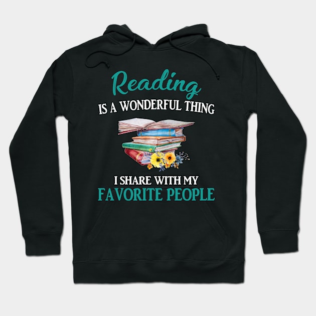 Reading Is A Wonderful Thing Hoodie by Terryeare